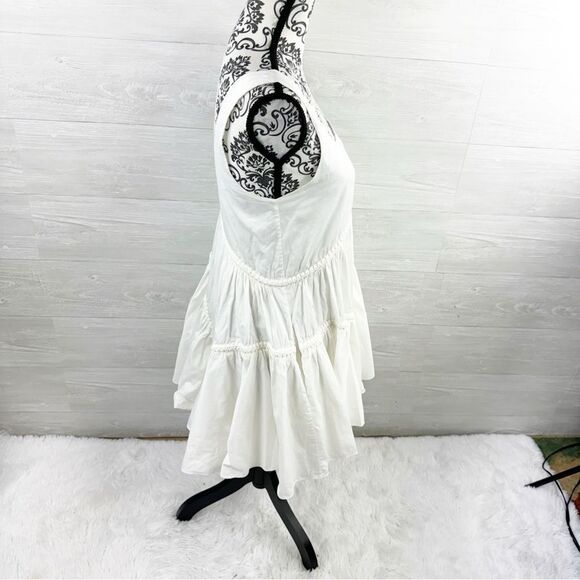 AJE Casabianca Braided Asymmetrical Cotton Minidress - Picture 7 of 14